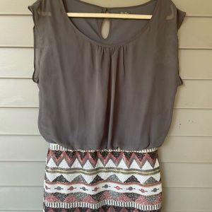 Lily Rose    Blousy Top With Sequence bottom